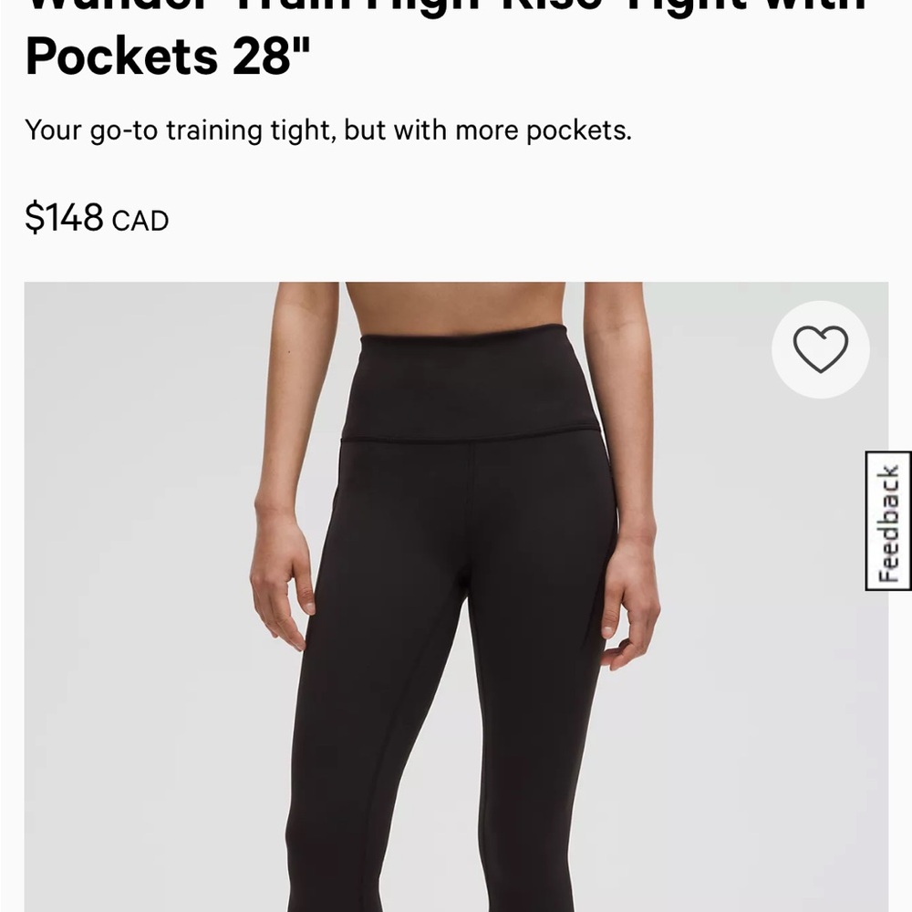 Lululemon Wunder Train Leggings